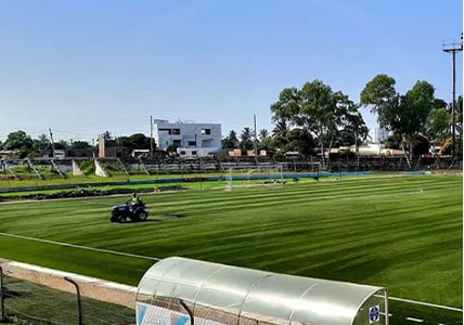 Mozambique International Football Field Installation Completed