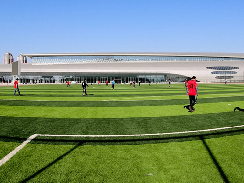 artificial football field