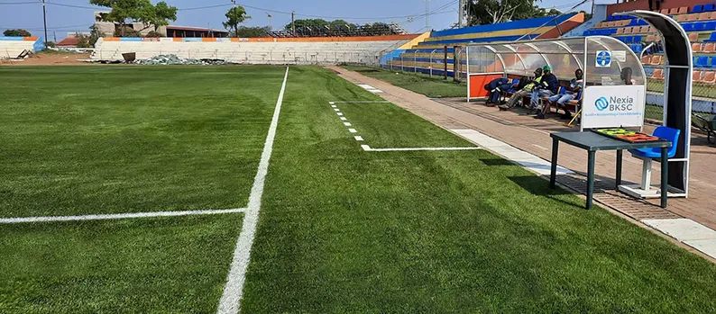 Mozambique International Football Field Installation Completed