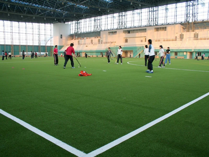 indoor football turf