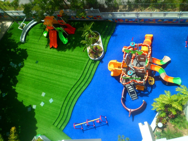 Colorful Artificial Grass for Playground