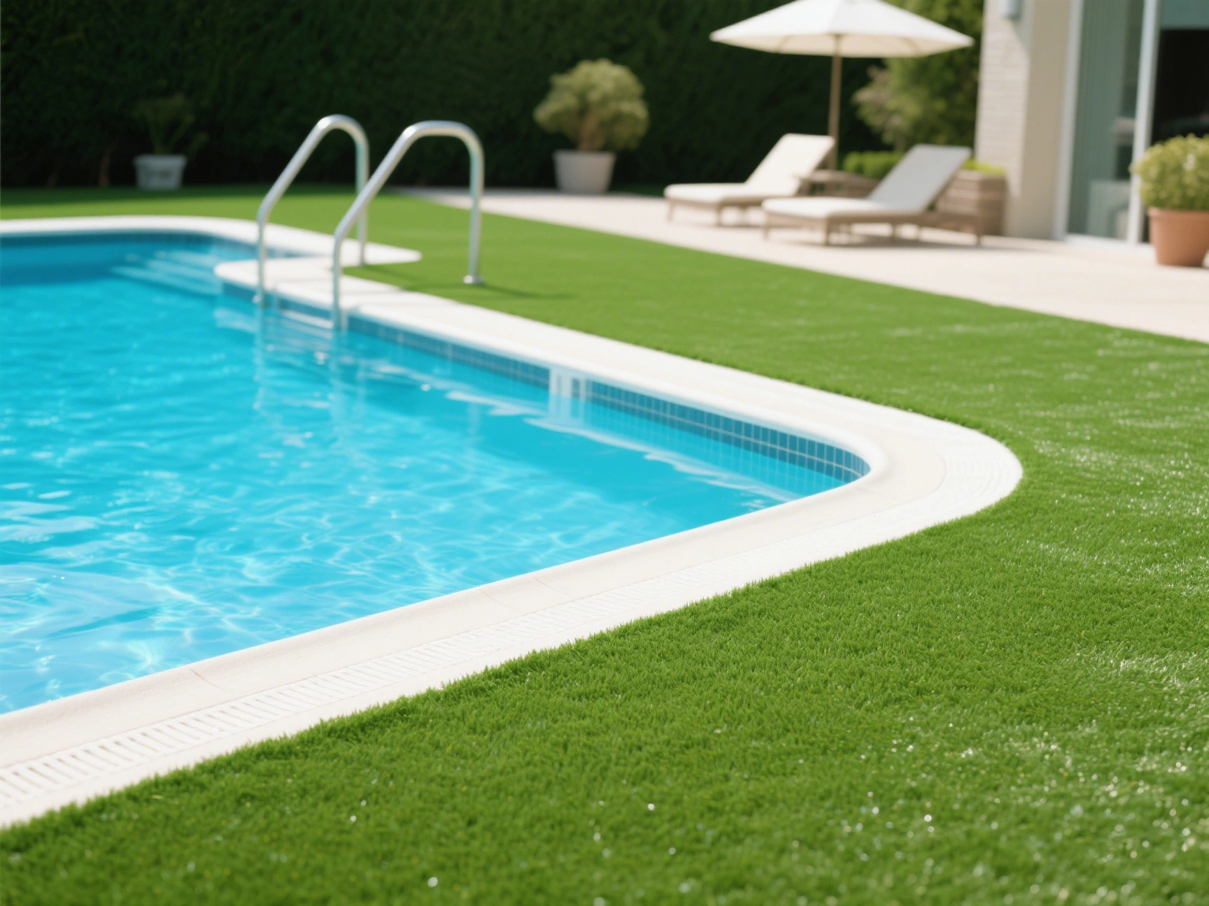 artificial grass for swimming pools