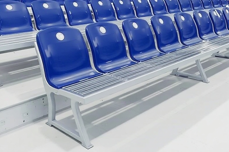 aluminum stadium bench seating